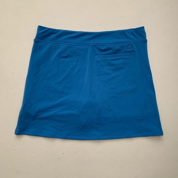 Blue Adidas ClimaLite Golf Skort - Picture 2 of 5